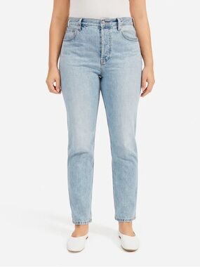 90s cheeky denim jeans 100% organic cotton light wash size 31